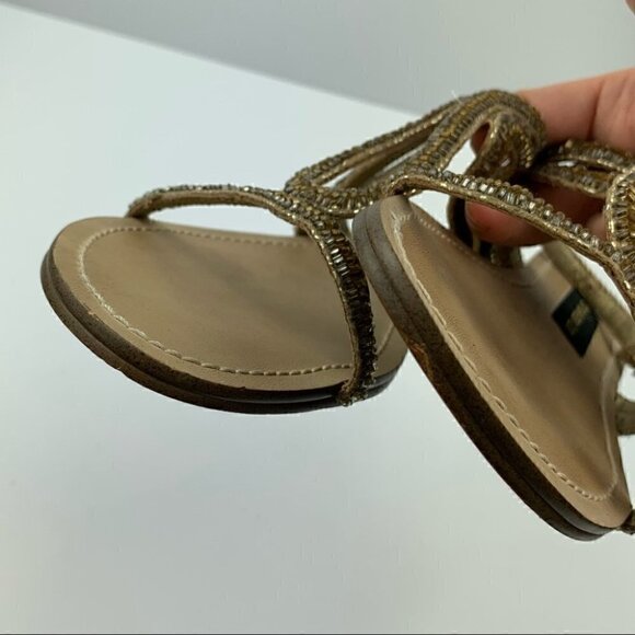 Steve madden Luxe sandal L-Crystl 7 gold gladiator - Picture 10 of 13